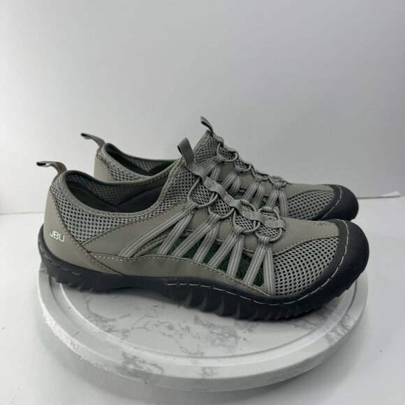JBU Eva Water-Ready Gray Mesh Athletic outdoor walking support Shoes‎ Size 9M - Picture 1 of 8